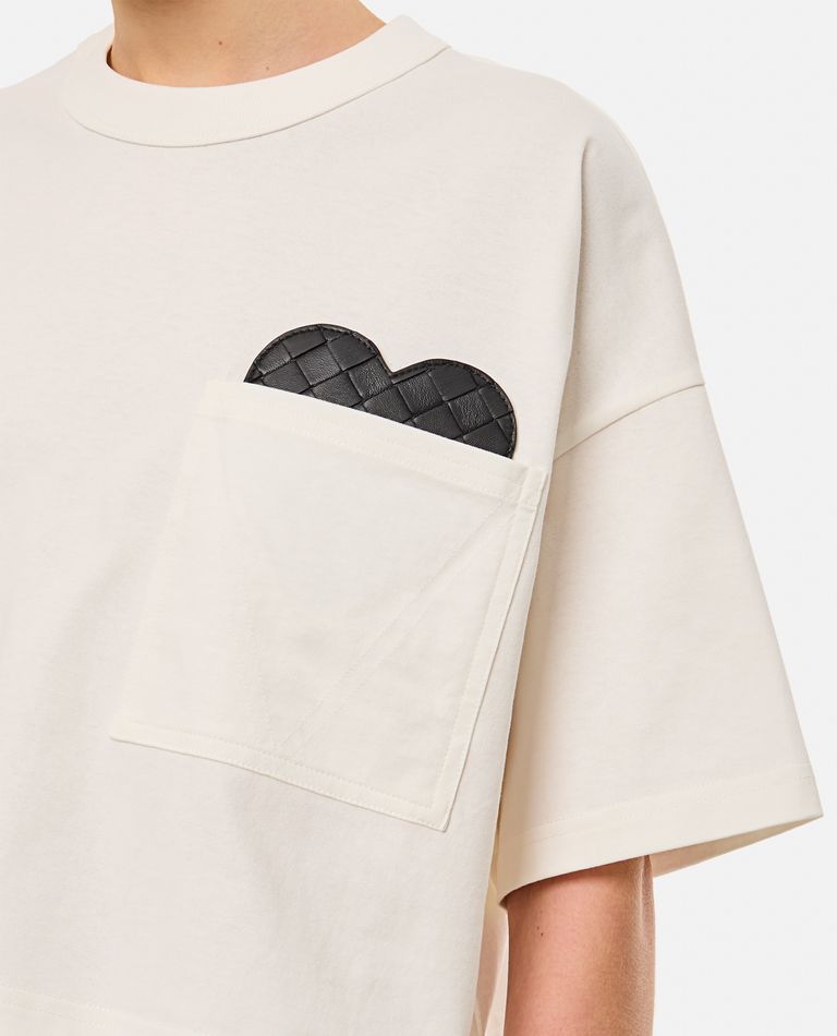 【関税込み】BOTTEGA VENETA Crop 半袖 Tシャツ CROPPED T-SHIRT for Women - Bottega Veneta | Biffi