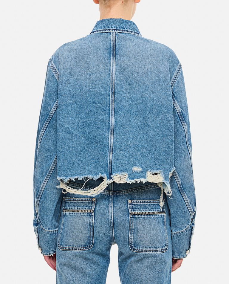 DENIM JACKET WITH POCKET DECORATION for Women - Stella