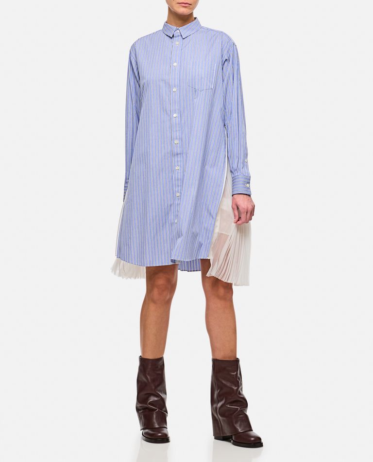 COTTON POPLIN DRESS for Women - Sacai | Biffi