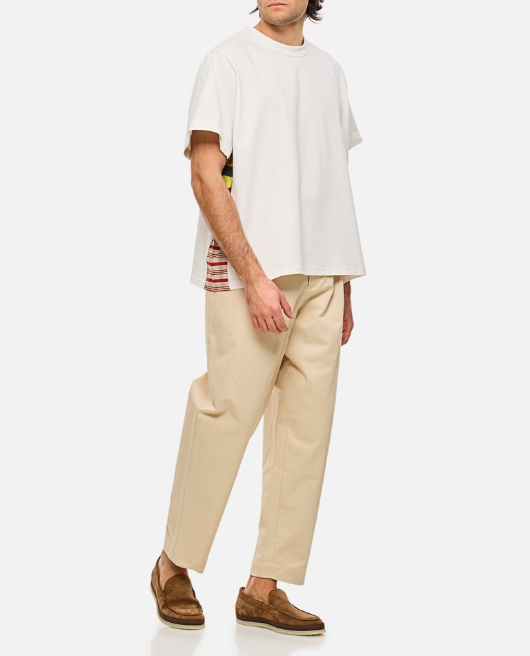 T-SHIRT WITH SIDE DETAIL, COLORFUL FABRIC for Men - Bottega