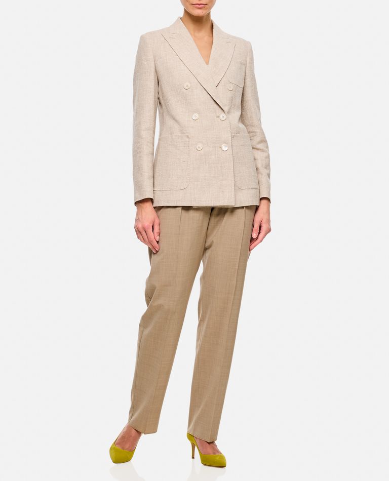 パンツ MAX MARA FINALE HIGH WAIST TROUSERS FINALE HIGH WAIST TROUSERS WITH SARTORIAL PINCES for Women