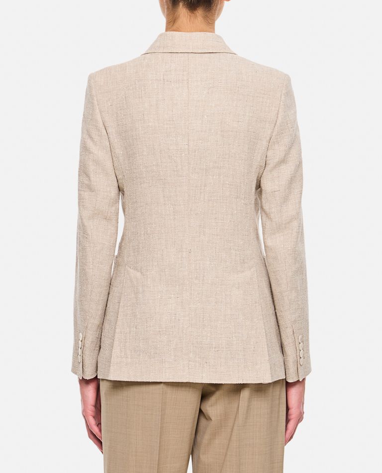ジャケット Max Mara Cappuccino linen blend Targa blazer Max Mara Cappuccino Linen Blend Targa Blazer | italist