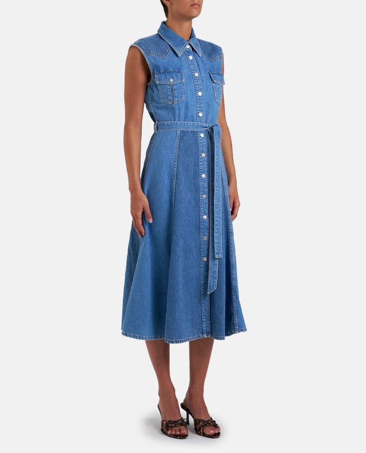 AG - PATCHED SLEVELESS DRESS_2