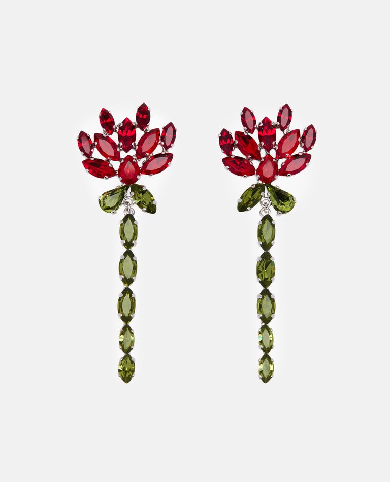 CRYSTAL CARNATION DRIP EARRINGS for Women - Simone Rocha