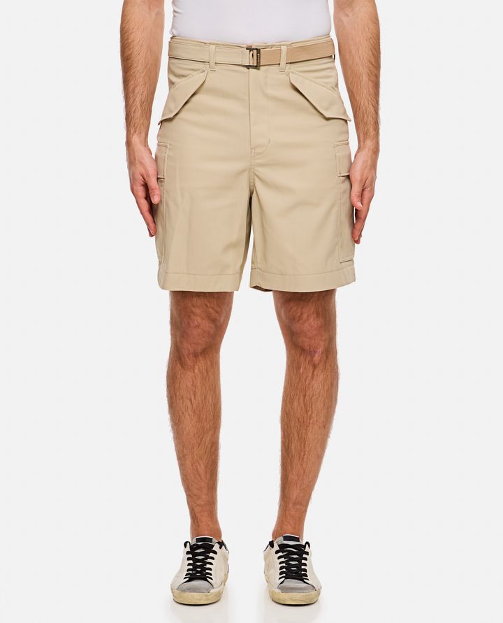 Sacai - COTTON TWILL SHORTS_1