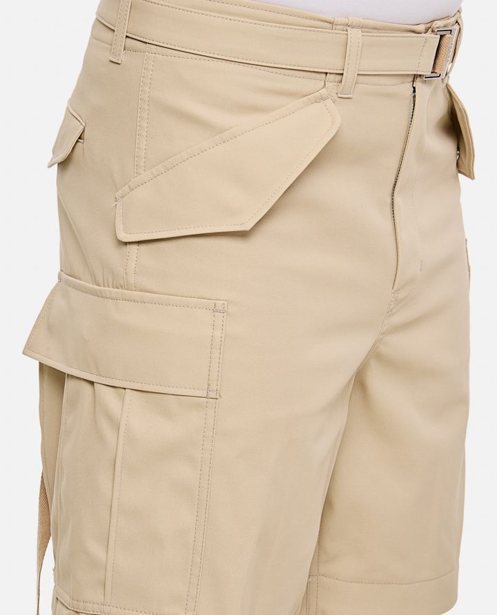 Sacai - COTTON TWILL SHORTS_4