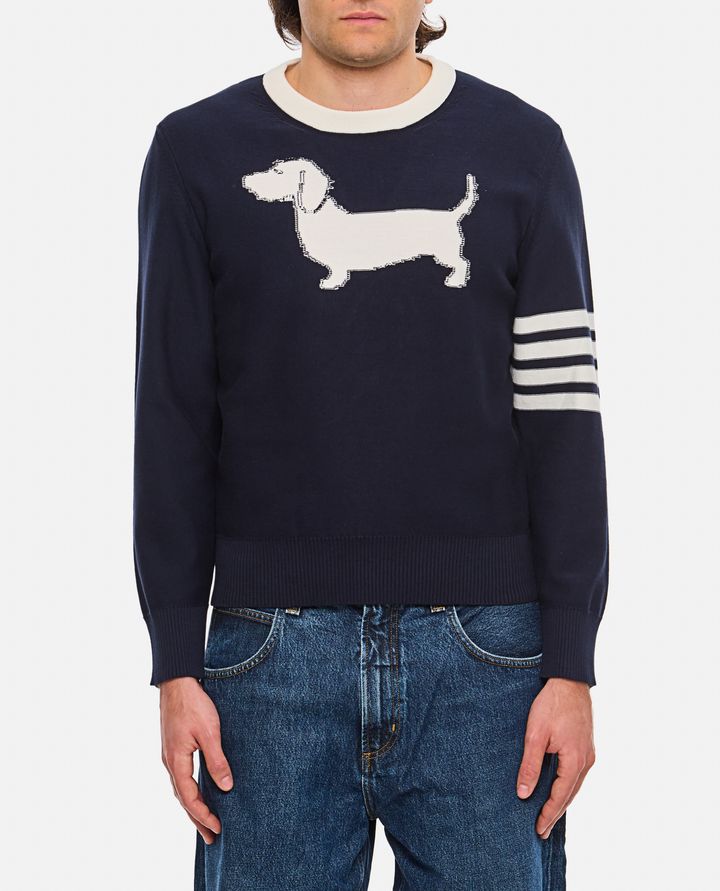Thom Browne - DOGGY CREWNECK SWEATER_1