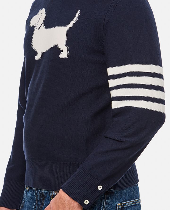 Thom Browne - DOGGY CREWNECK SWEATER_4