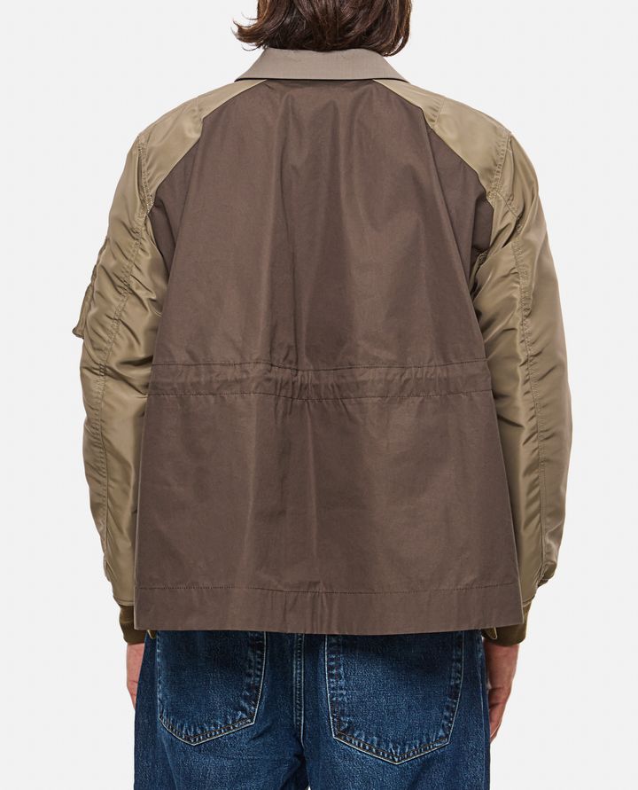 Sacai - SUITING BONDING MIX JACKET_3
