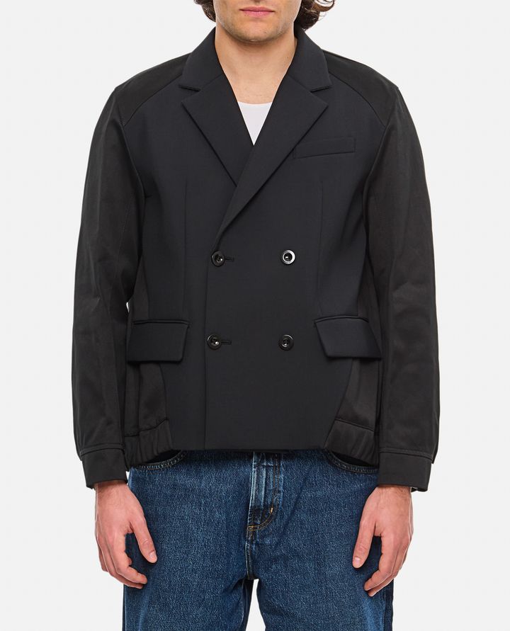 Sacai - SUITING BONDING MIX JACKET_1