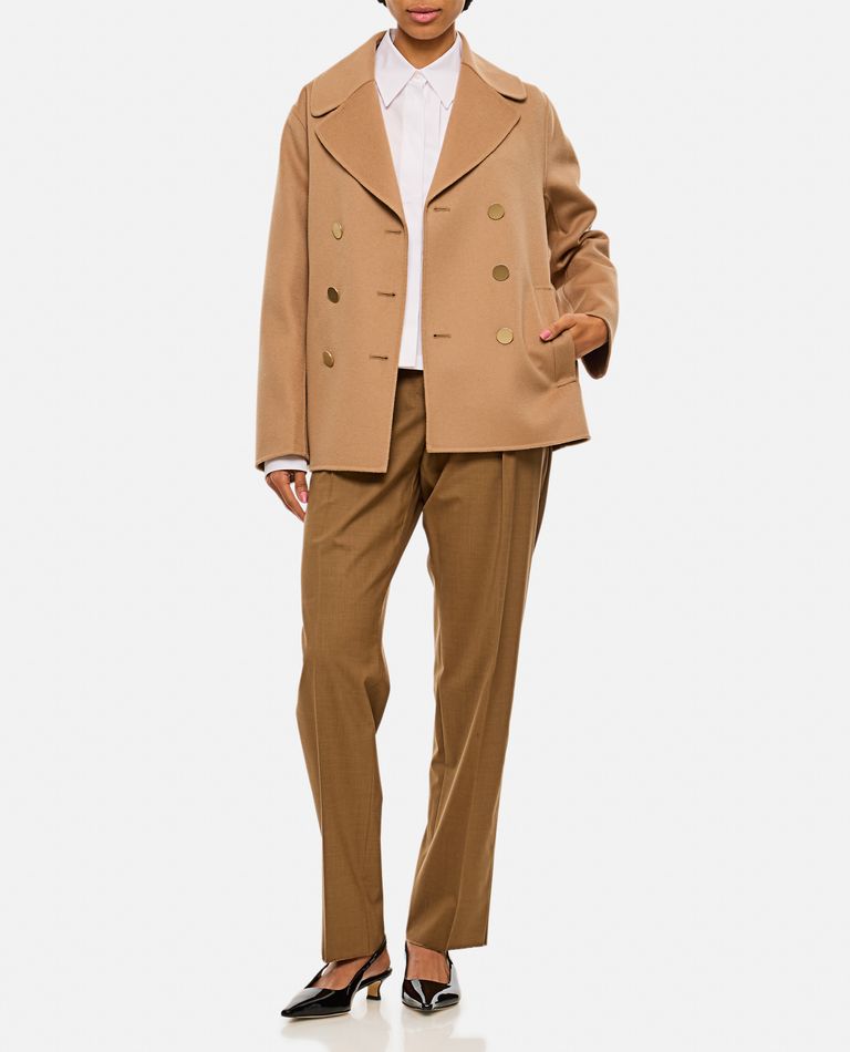 【送料&関税込】'S Max Mara Margot Peacot With Gold Botton MARGOT PEACOT WITH GOLD BOTTON for Women - S Max Mara sale