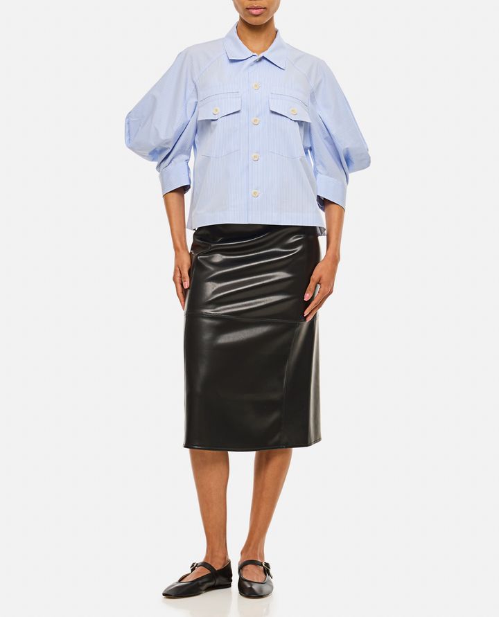 S Max Mara - VOLONTA ECO LEATHER SKIRT_2