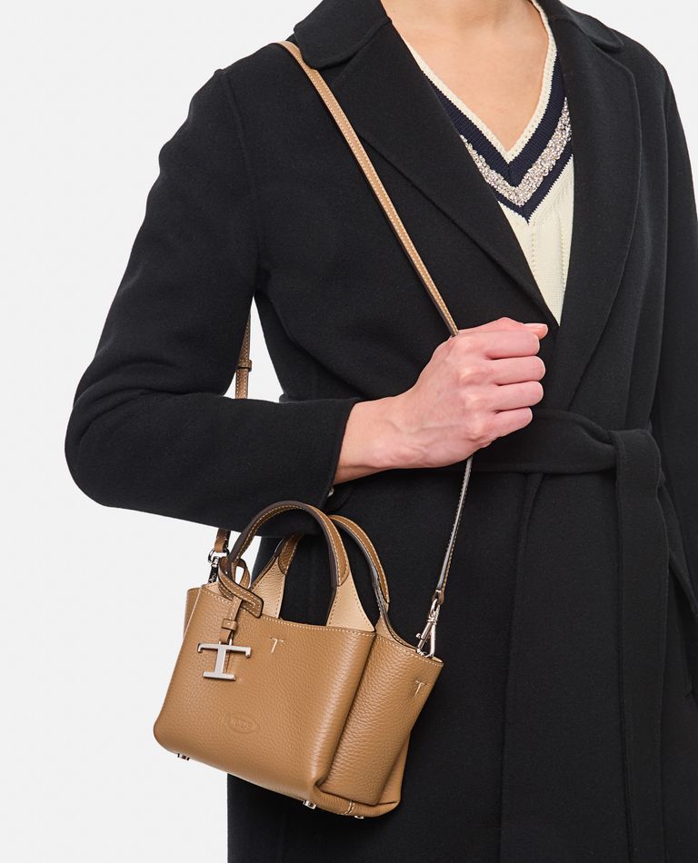 ハンドバッグ TOD'S Mini leather bag Woman OFF WHITE Tod's Bag in Leather Mini