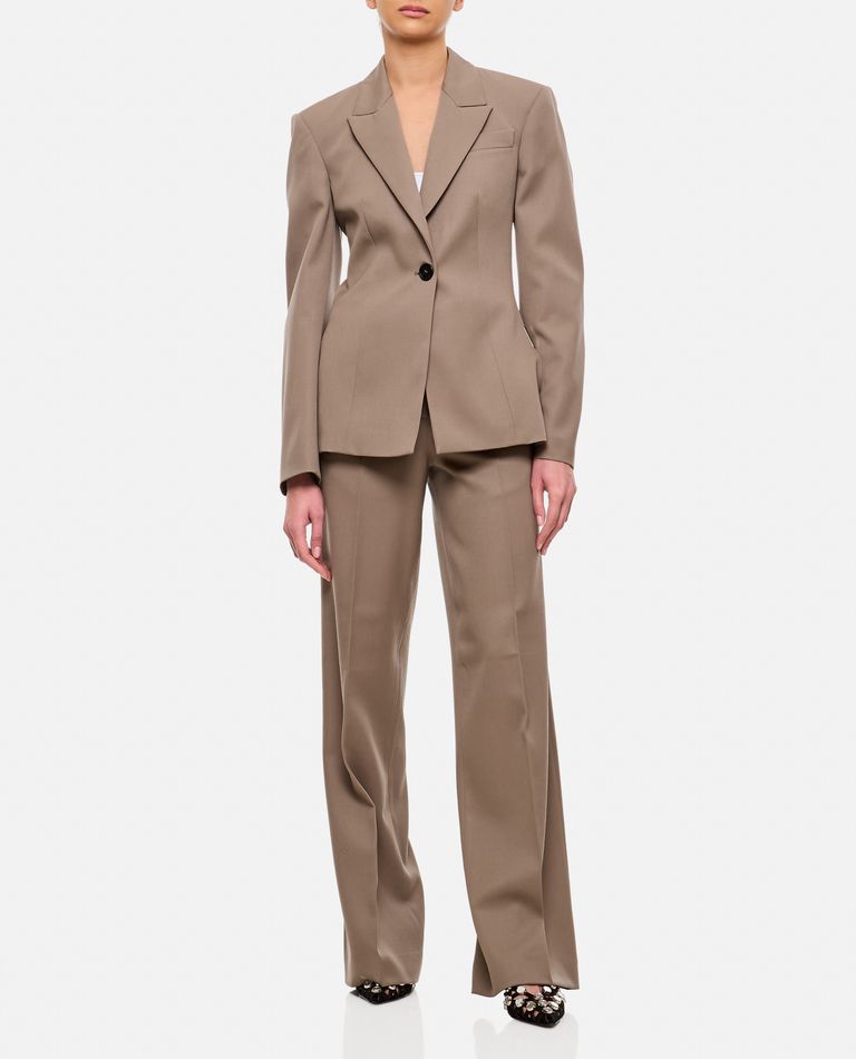 ジャケット THE ATTICO SS25 NEW BLAZER (250WCG00080WWW046 100) TAUPE BLAZER for Women - The Attico sale | Biffi