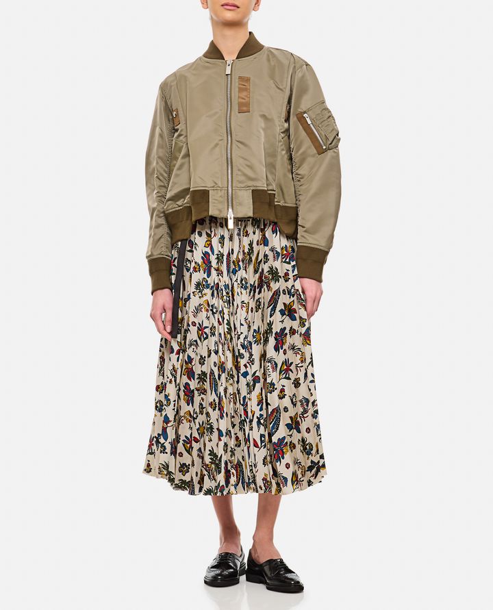 Sacai - GONNA CON STAMPA TROPICALE _2
