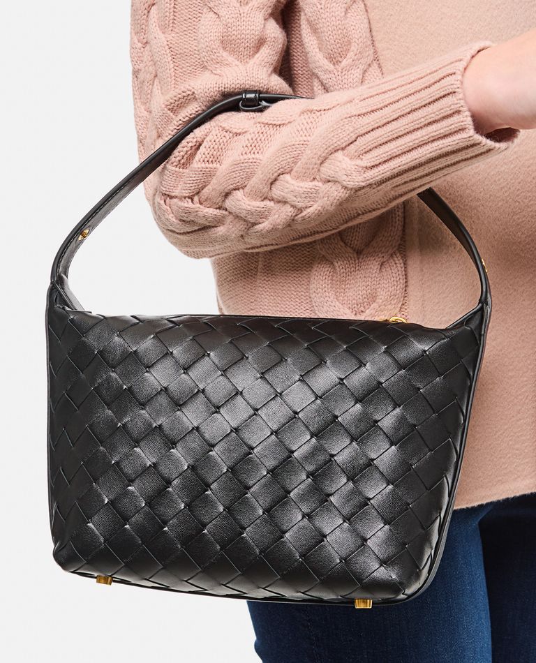 MINI WALLACE LEATHER SHOULDER BAG for Women - Bottega Veneta