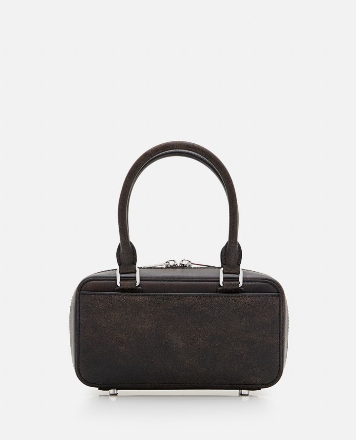Self-Portrait - MINI TOTE BAG IN PELLE NERA_4