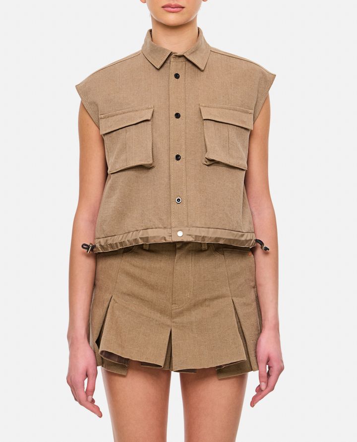 Sacai - DENIM MIX SHIRT_1