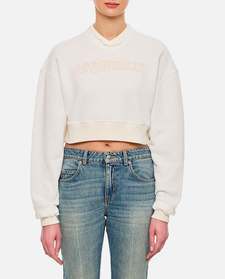Alexander McQueen - FELPA CROPPED_1