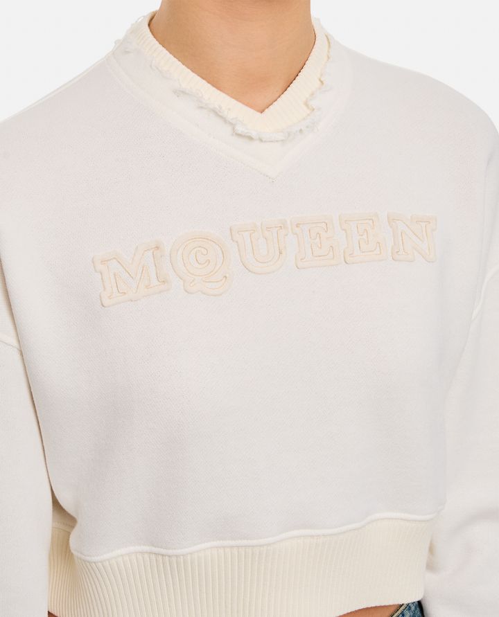 Alexander McQueen - FELPA CROPPED_4