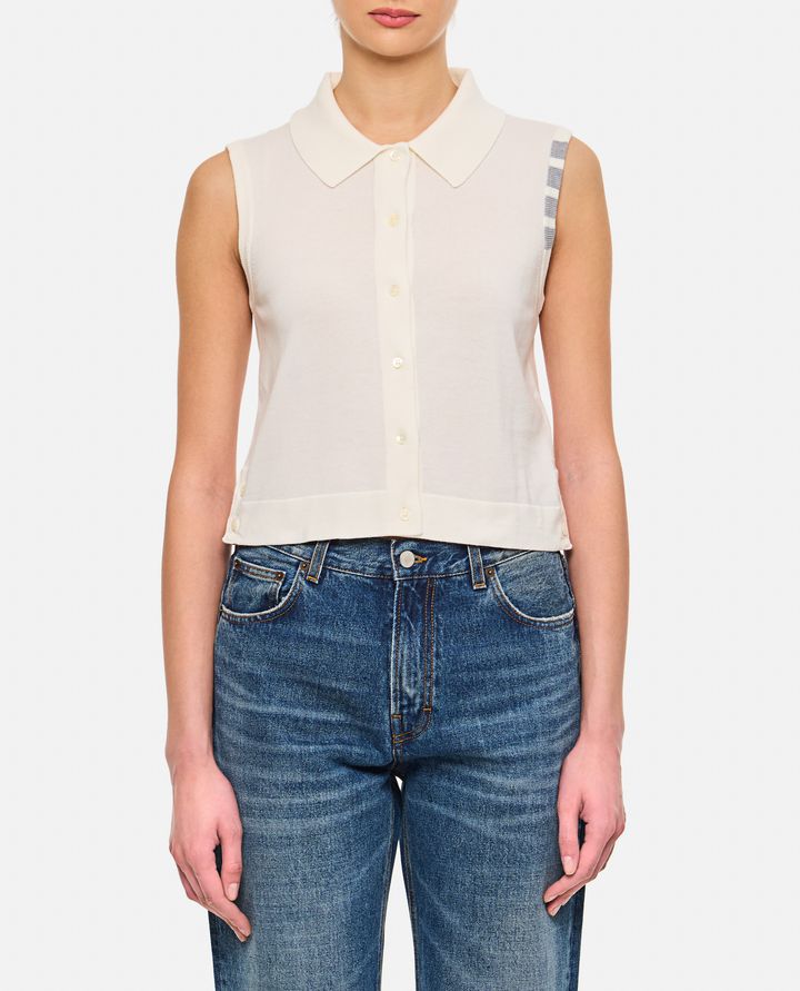 Thom Browne - SLEEVELESS JERSEY SHIRT_1