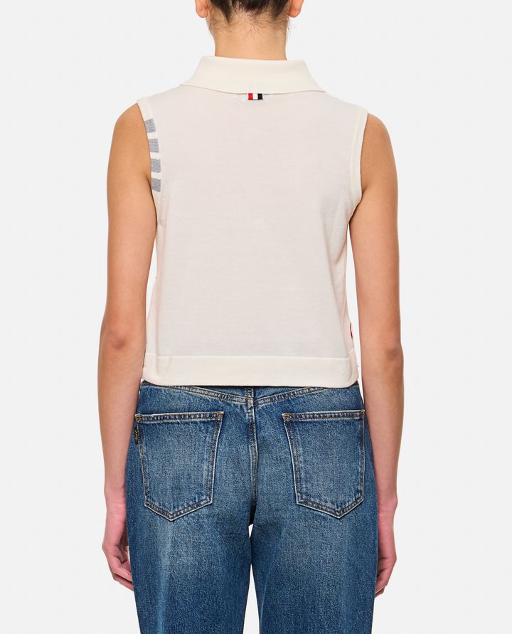 Thom Browne - SLEEVELESS JERSEY SHIRT_3