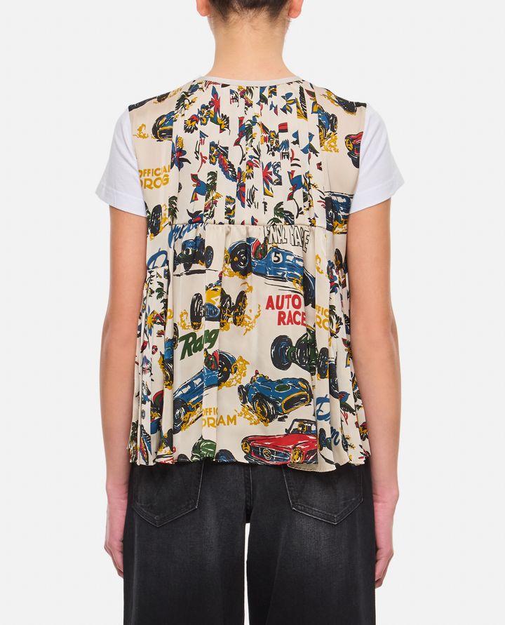 Sacai - CAR RACE / TROPICAL PRINT T-SHIRT_3
