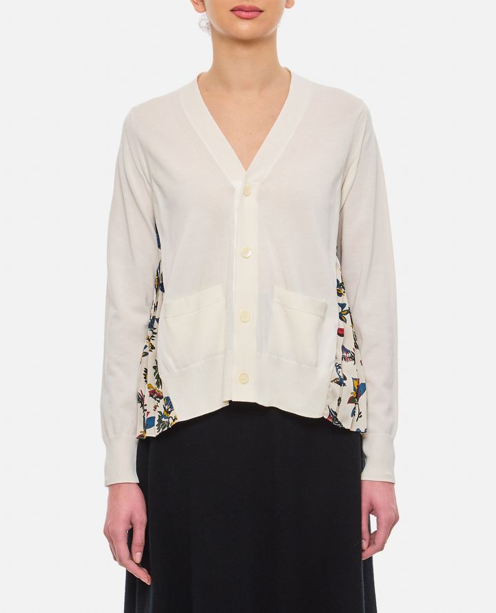 Sacai - CAR RACE / TROPICAL PRINT CARDIGAN_1