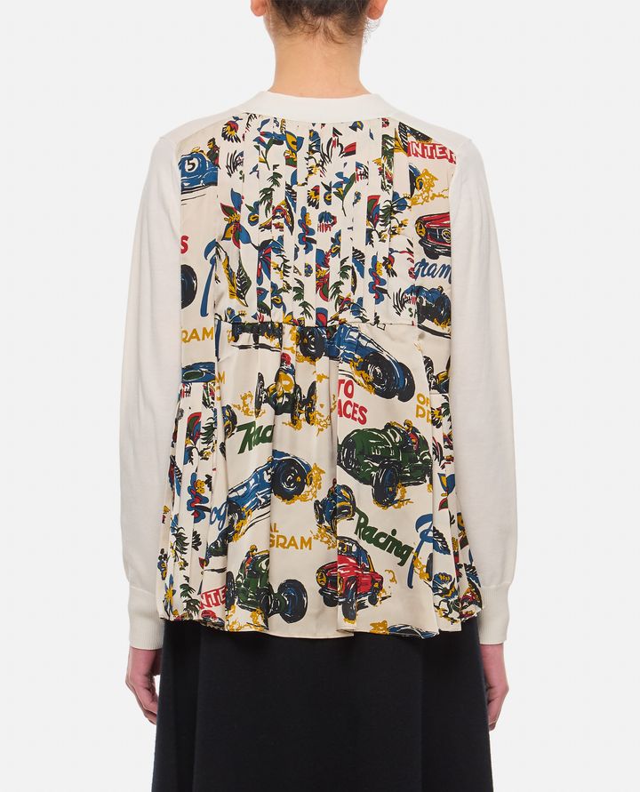 Sacai - CAR RACE / TROPICAL PRINT CARDIGAN_3
