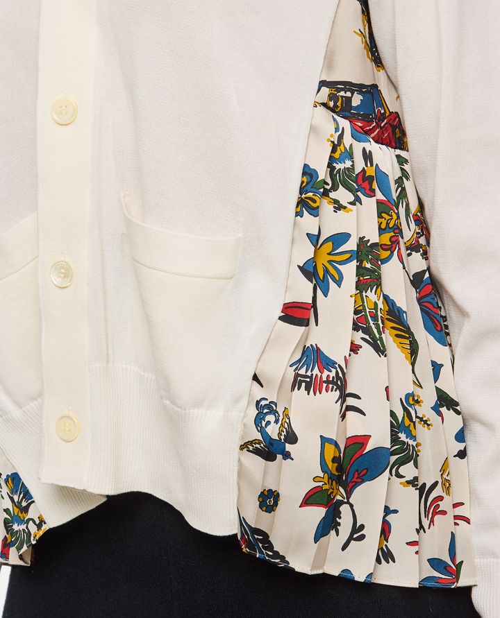 Sacai - CAR RACE / TROPICAL PRINT CARDIGAN_4