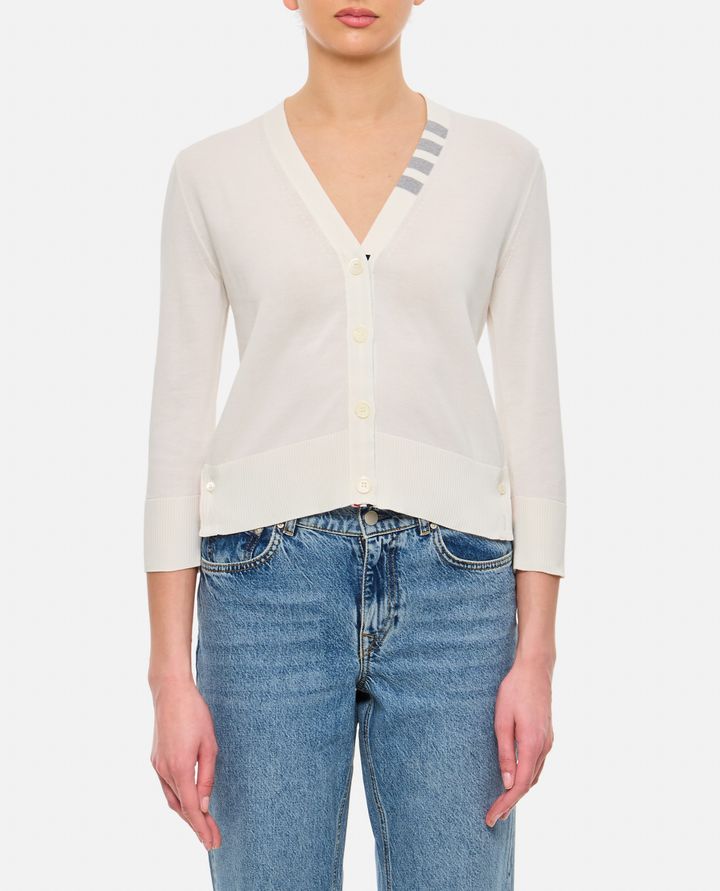 Thom Browne - JERSEY CARDIGAN 4 BAR_1