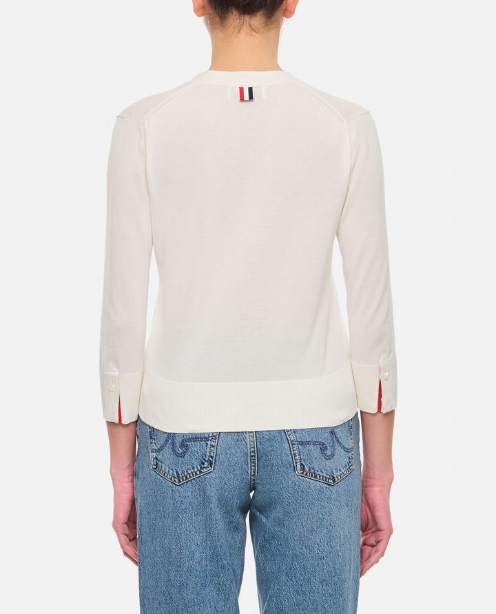 Thom Browne - JERSEY CARDIGAN 4 BAR_3