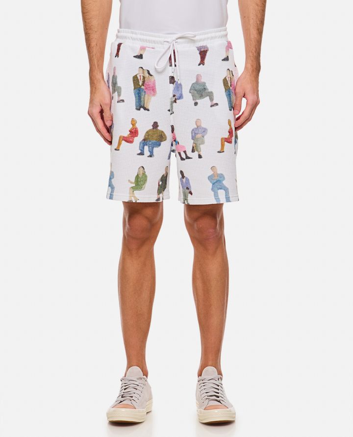 JW Anderson - PRINTED WAFFLE SHORTS_1