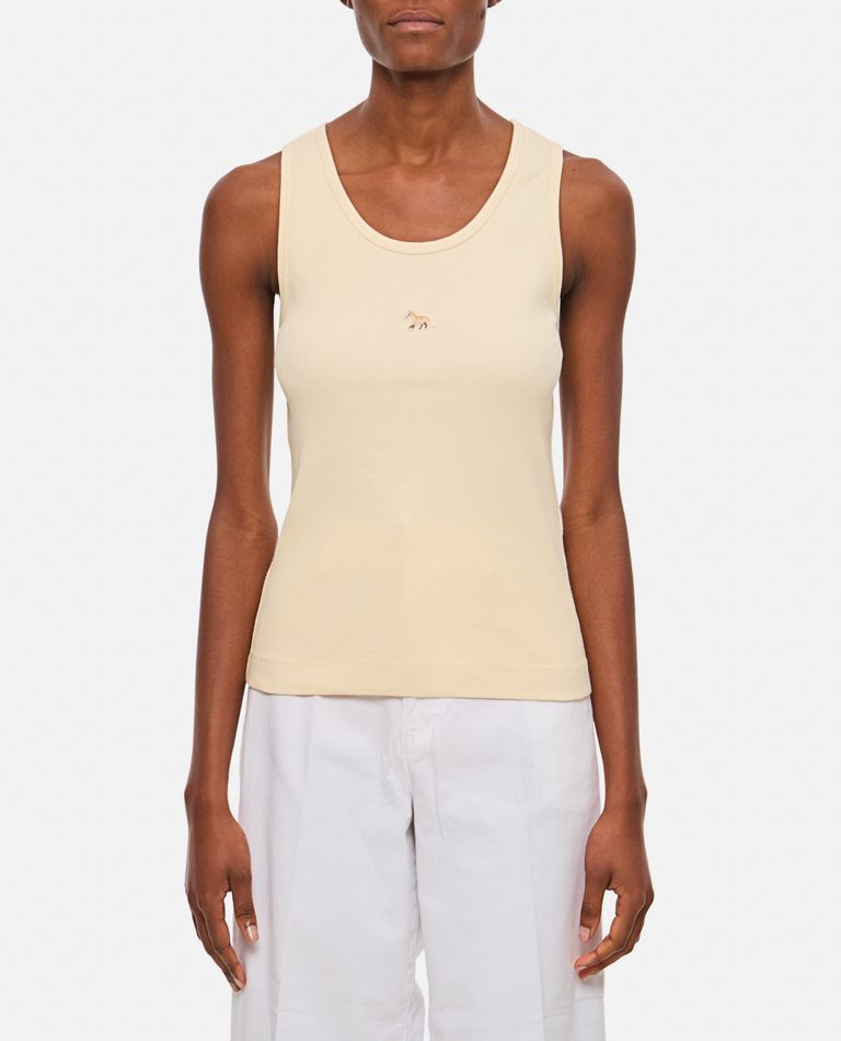 BABY FOX PATCH RIBBED TANK TOP ライラック 完売品