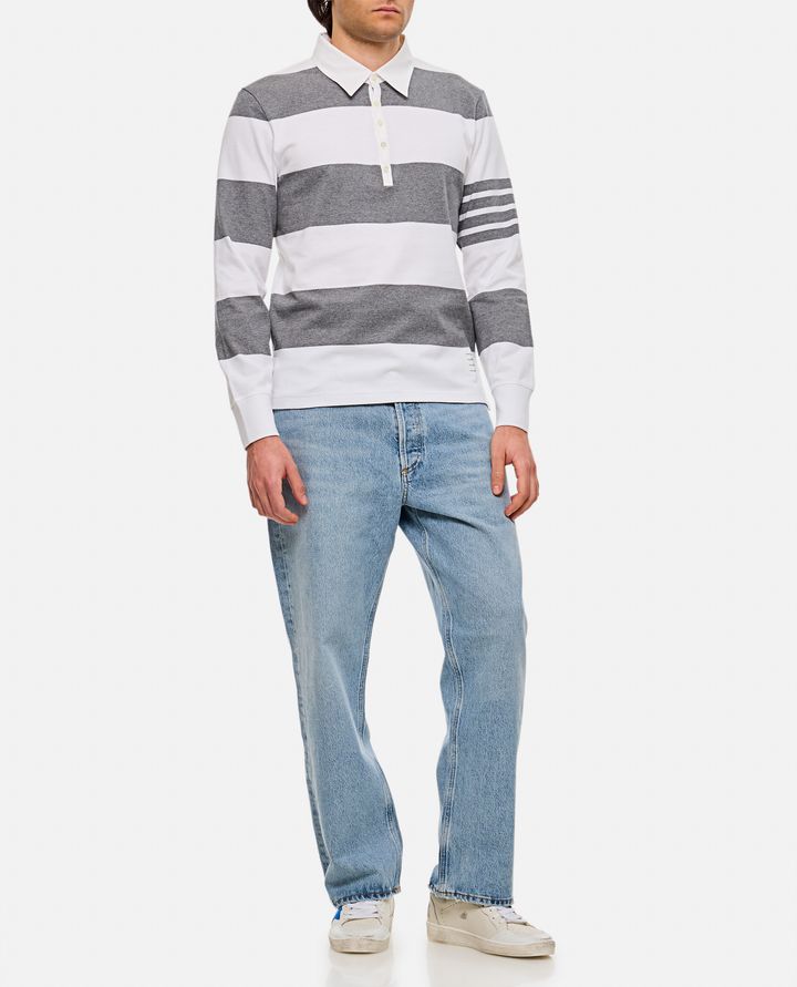 Thom Browne - LONG SLEEVE RUGBY POLO_2