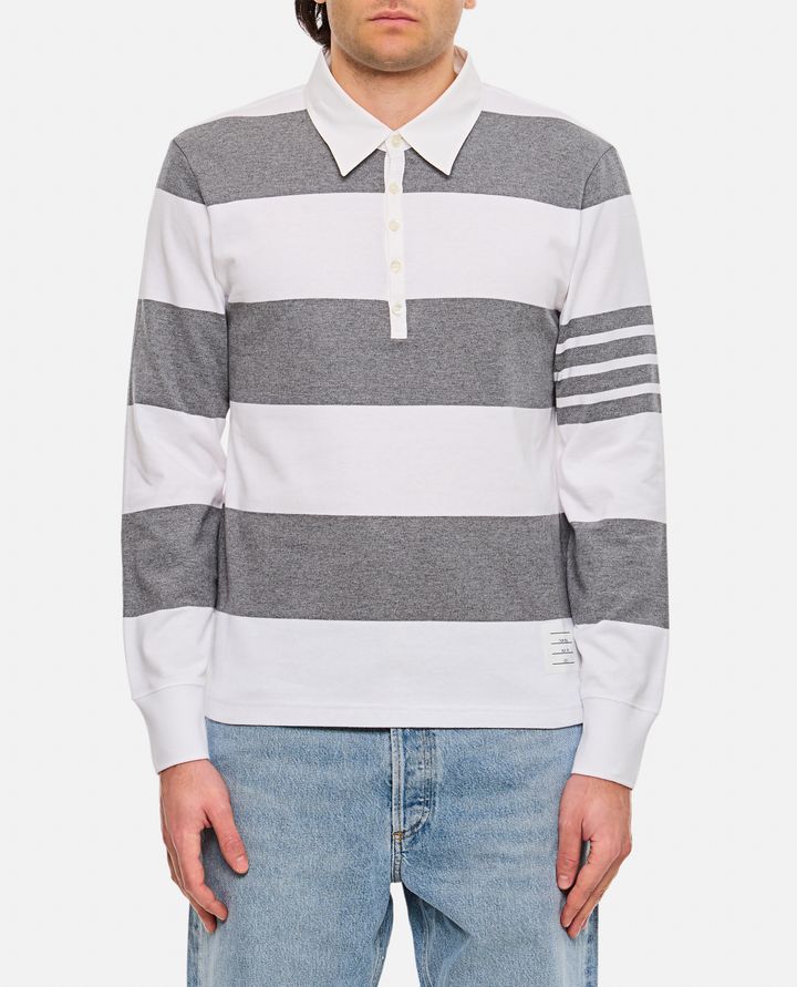 Thom Browne - LONG SLEEVE RUGBY POLO_1