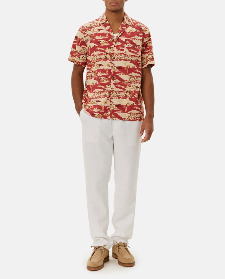Les Deux - LESLEY RUINS AOP SHORT SLEEVES SHIRT_2