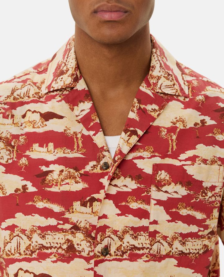 Les Deux - LESLEY RUINS AOP SHORT SLEEVES SHIRT_4