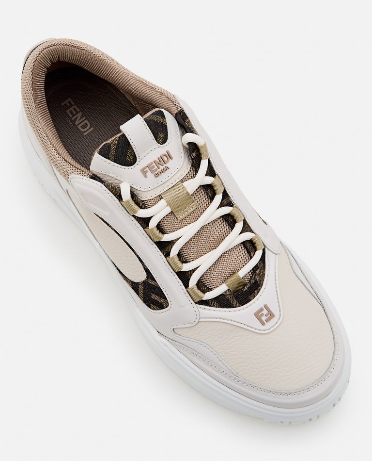 FENDI｜SNEAKERS (Force Sneakers (7E1728 AU20 F1RSS)) FENDI Force Low Top Sneakers - Blue | VAO Concept Store