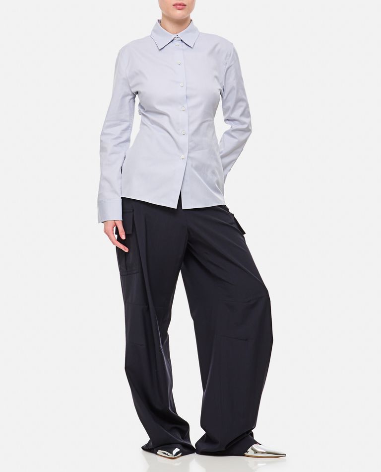 パンツ BOTTEGA VENETA PANTS (814214V4XP0 4246) BOTTEGA VENETA: Pants woman - Blue | Bottega Veneta pants