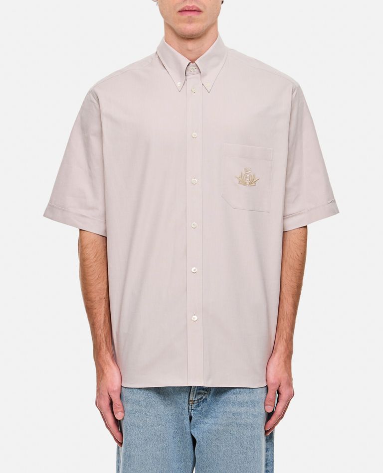 ♢VIP♢【FENDI】マルチカラー FF コットンTシャツ FENDI ブルー FFコットン Tシャツ FY0936-AR79-F04V6 (FENDI/T