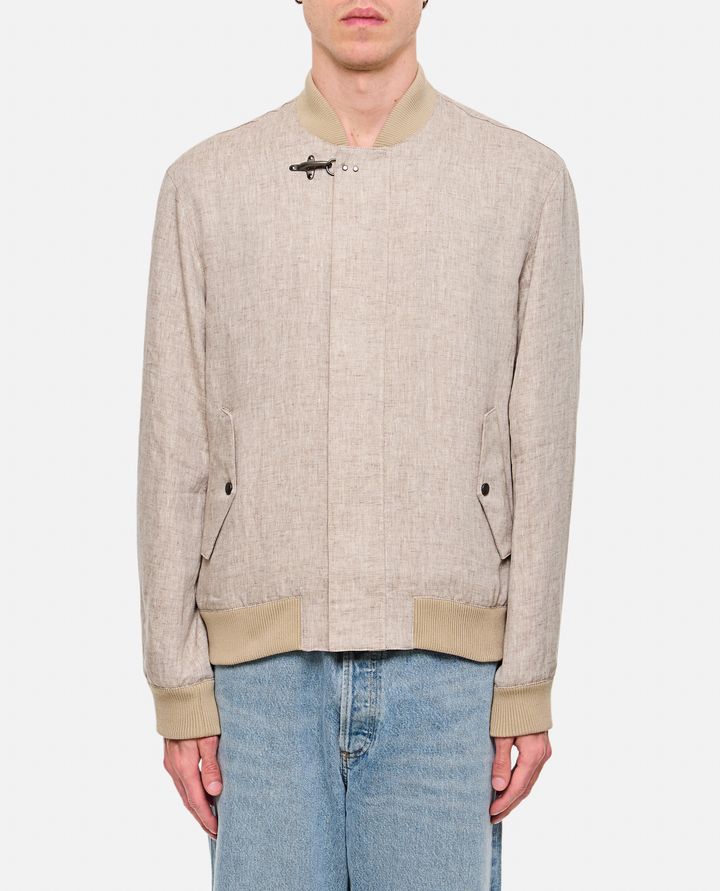 Fay - FAY BOMBER JACKET WITH HOOK_1