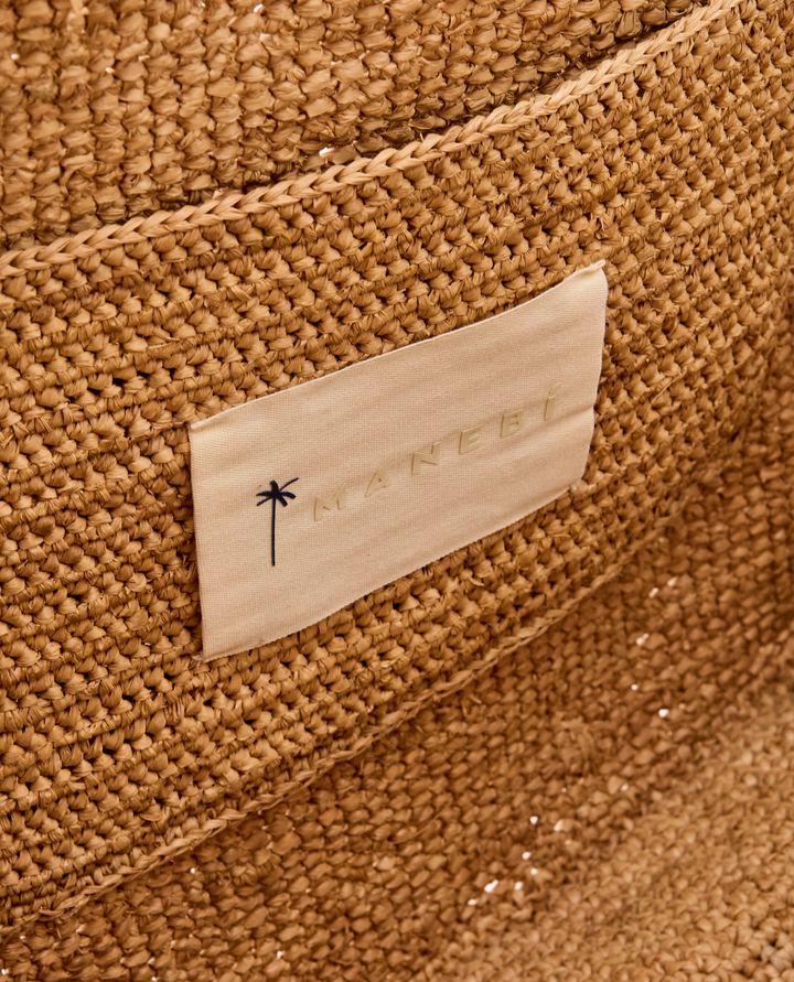 Manebi - LARGE SUNSET RAFFIA BORSA TOTE_6