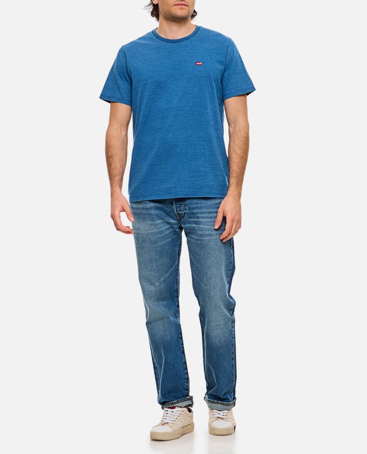 Levi Strauss & Co. - T-SHIRT BLU MANICHE CORTE_2