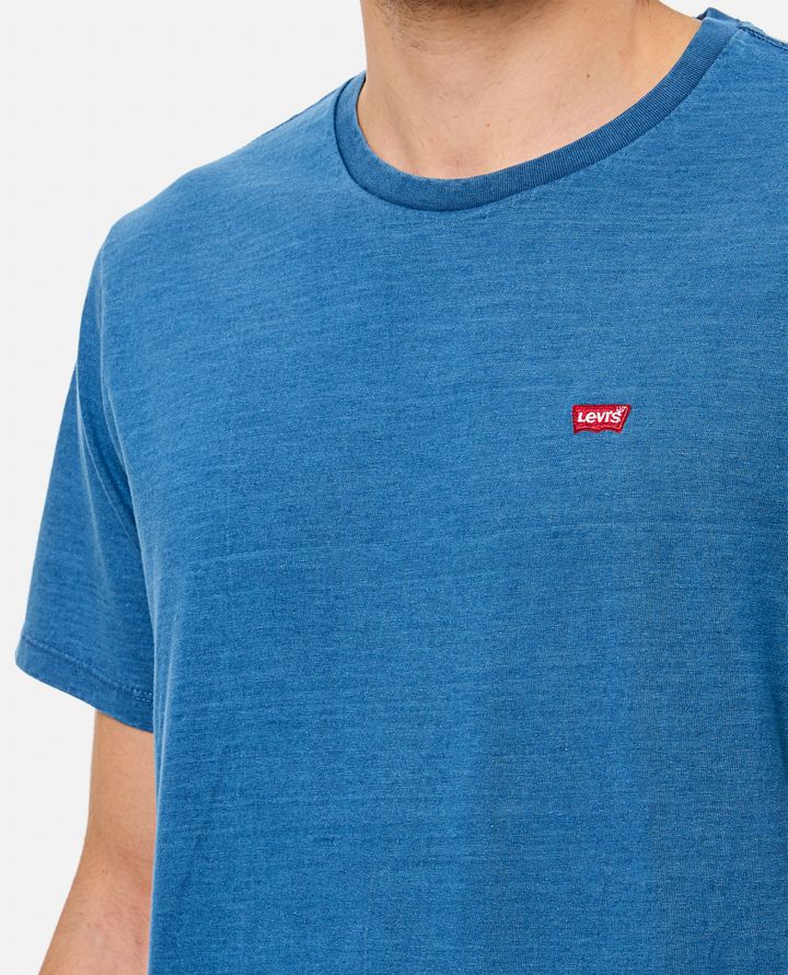 Levi Strauss & Co. - T-SHIRT BLU MANICHE CORTE_4