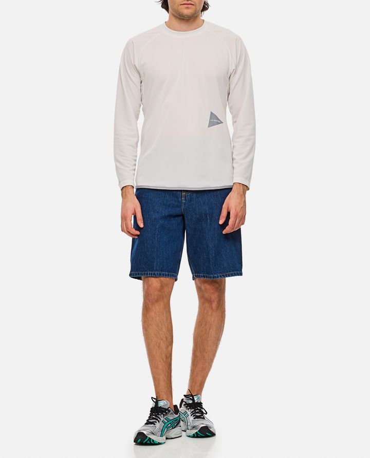 And Wander - WHITE LONG SLEEVES T-SHIRT_2