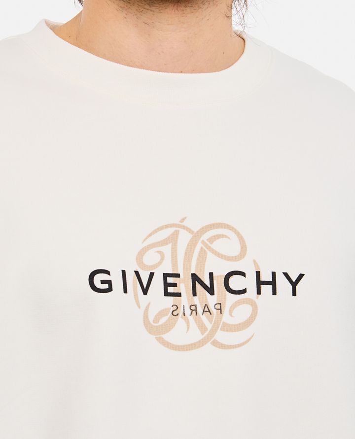 Givenchy - CREWNECK SWEATER WITH LOGO_4
