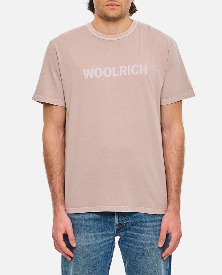 Woolrich - LIGHT GARMENT DYED T-SHIRT WITH LOGO_1