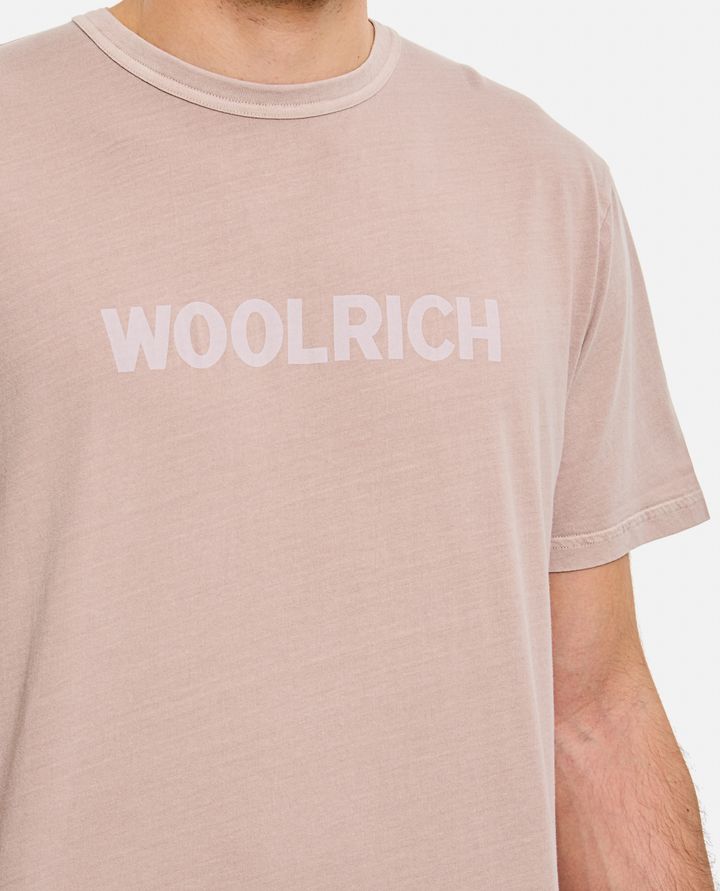 Woolrich - LIGHT GARMENT DYED T-SHIRT WITH LOGO_4