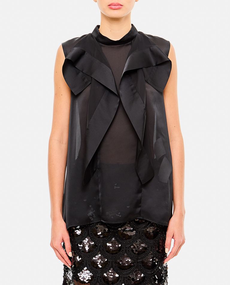 送料無料 通販 激安 POPLIN COTTON SHORT SHIRT Biffi | Sacai - Women for パック・フェイスマスク
